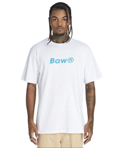 Camiseta BAW M/C Regular Impact Logo - Branco