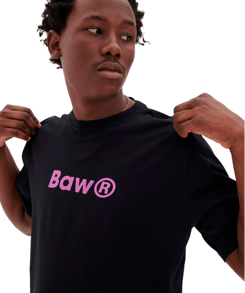 Camiseta BAW M/C Regular Impact Logo - Preto