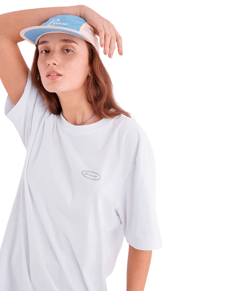 Camiseta BAW M/C Regular Color Refletive - Branco