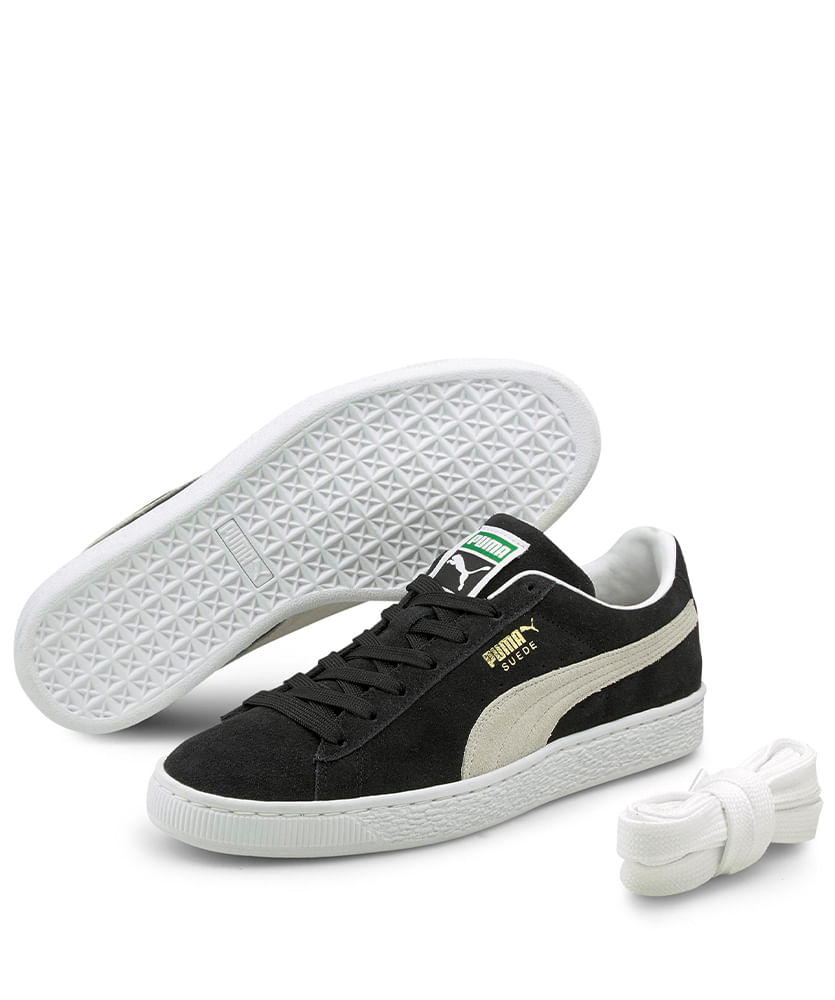 Tenis Puma Suede Classic XXI Preto Branco