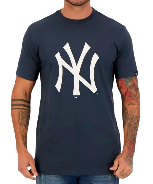 Camiseta New Era Big Logo MLB New York Yankees - Preto