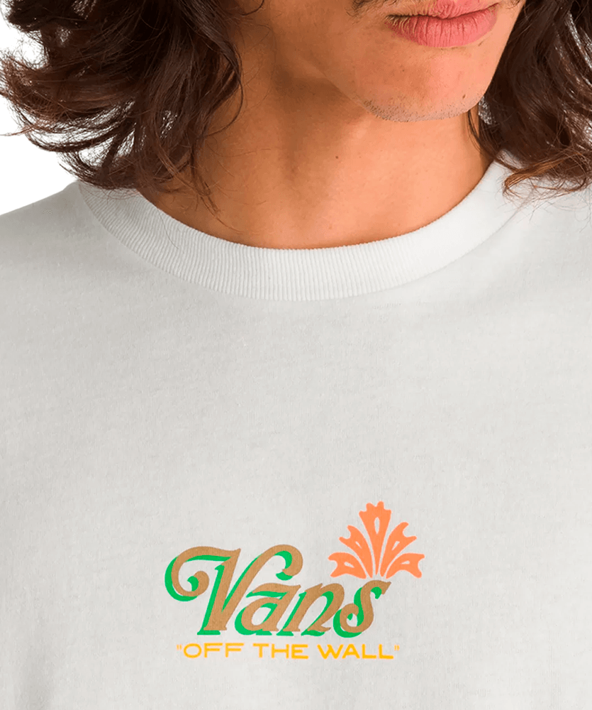 Camiseta Vans Pineapple Skull - Marshmallow