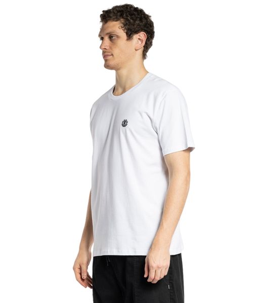 Camiseta Element M/C Basic Crew - Branco