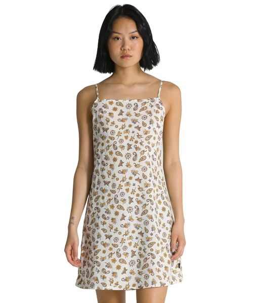 Vestido Vans Brookland Trippy Paisley Floral Marshmallow