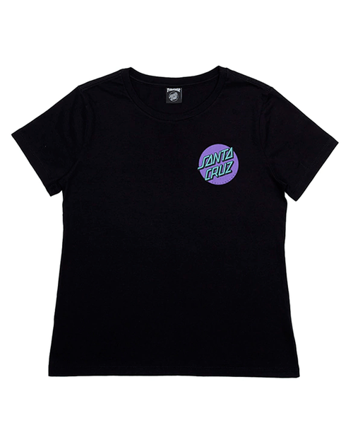 Camiseta Feminina Santa Cruz x Thrasher - Preta