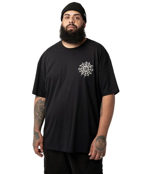 T-Shirt Lost Spider Oversized Preto