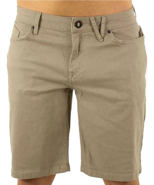 Bermuda Volcom Solid Colors Vorta Caqui