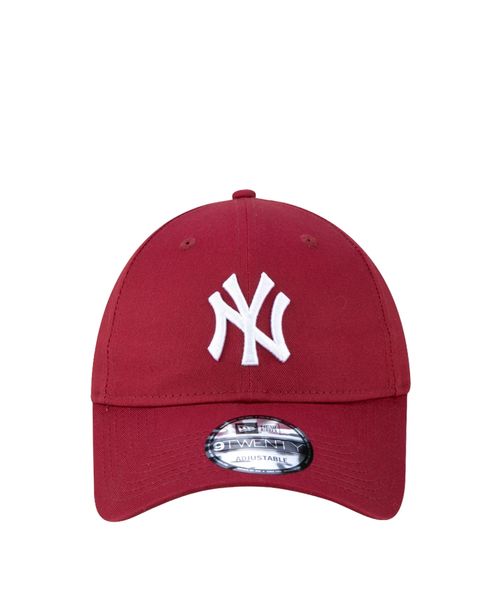Boné New Era 9Twenty MLB New York Yankees Aba Curva Vermelho
