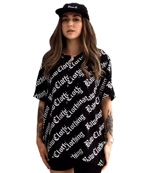 Camisa Baw Thug Logo - Preto
