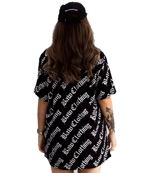 Camisa Baw Thug Logo - Preto