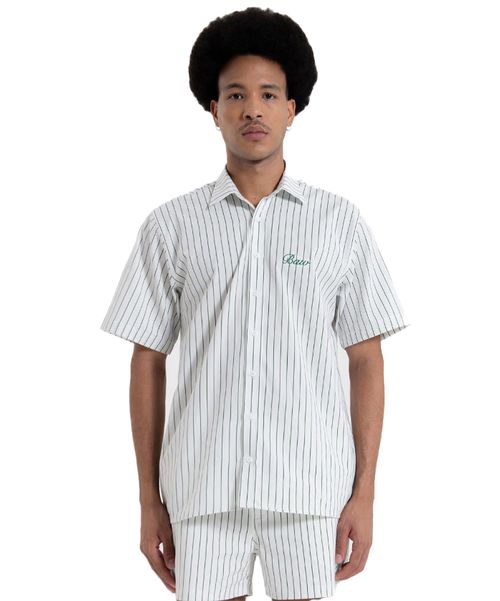 Camisa Baw Box Stripes Colorblock Verde