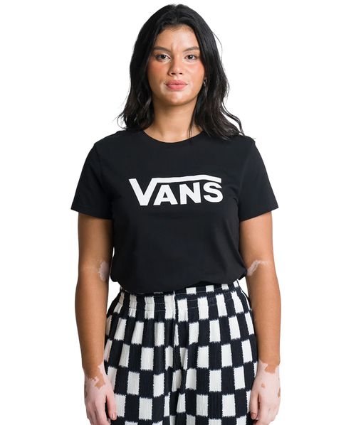 Camiseta Vans Flying V Crew Black