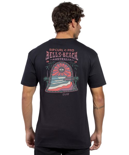 Camiseta Rip Curl Pro Bells 24 Tee Black