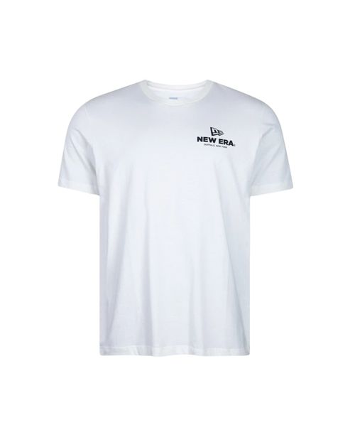 Camiseta New Era Regular Branded Core Essentials Style Off White