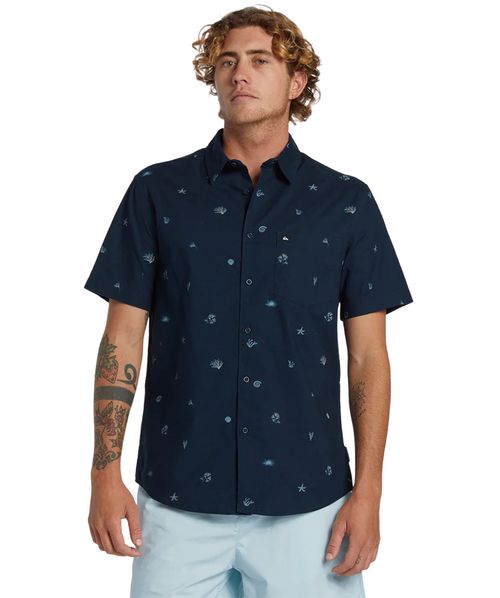 Camisa Quiksilver Apero Classic SS Dark Navy