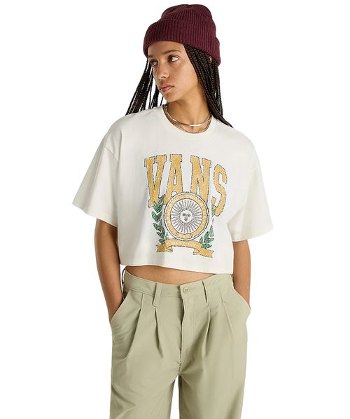 Cropped Vans First Team Relax White