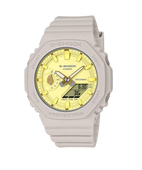 Relógio Feminino Casio G-Shock Digital Analógico Off White
