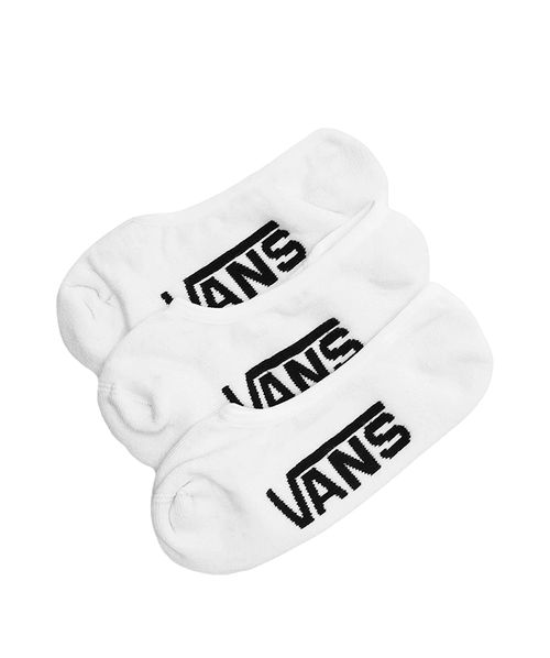 Kit Meias Vans Classic Super No Show 3 Pares White