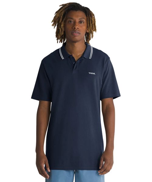 Camiseta Vans Halecrest SS Polo Dress Blues