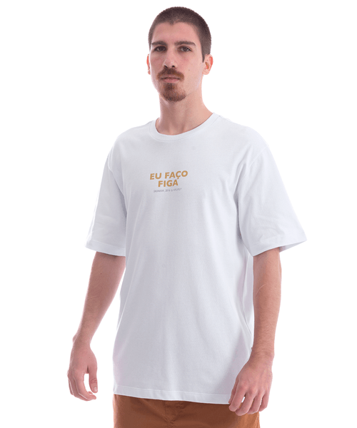 Camiseta Kayland Malhão Faço Figa Branco