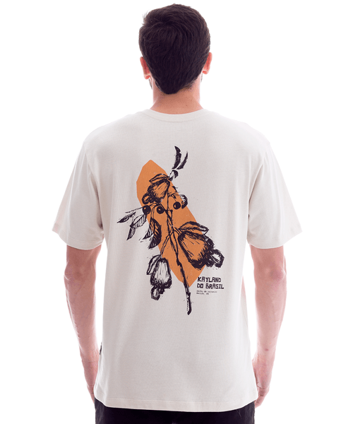 Camiseta Kayland Malhão Cajueiro Bege