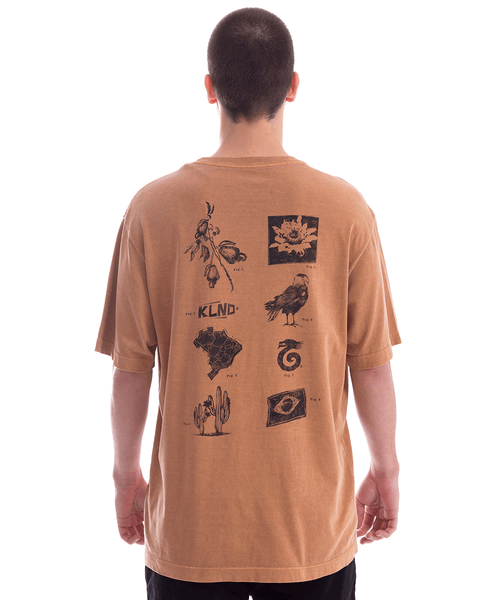 Camiseta Kayland Washed Nordeste Amarelo