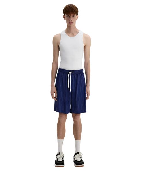 Beach Shorts Baw Lines Azul Marinho