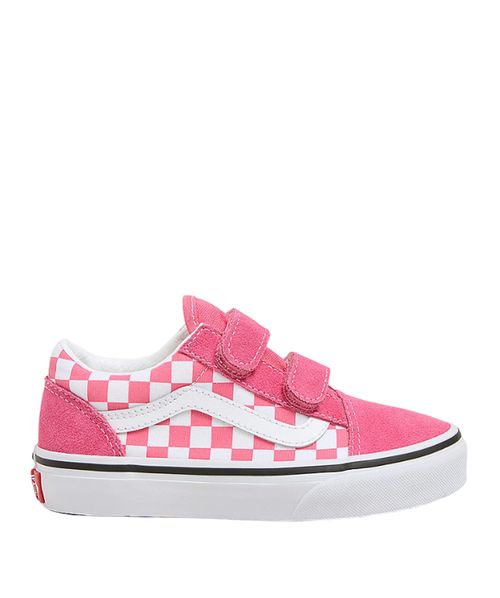 Tênis Vans Infantil Old Skool Checkerboard Honeysuckle