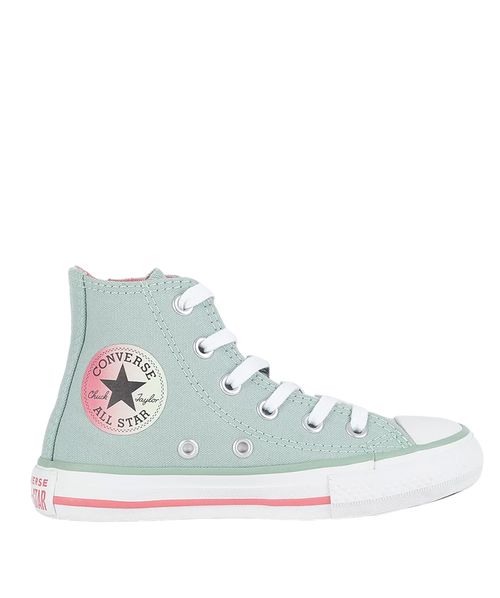 Tênis Converse Kids Chuck Taylor All Star Zip Hi Verde