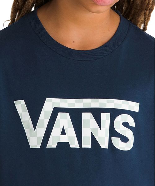 Camiseta Vans Classic Logo Fill Boys - Dress Blues