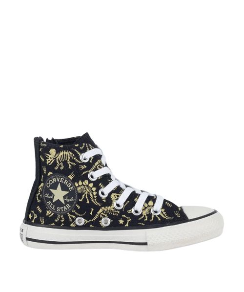 Tênis Converse Kids Chuck Taylor All Star Hi Dino Preto Glow