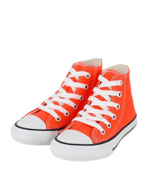 Tênis Converse Kids Chuck Taylor All Star Hi Seasonal Laranja Chama - Outlet