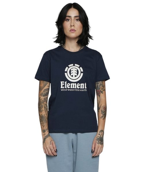 Camiseta Element Vertical - Azul Marinho