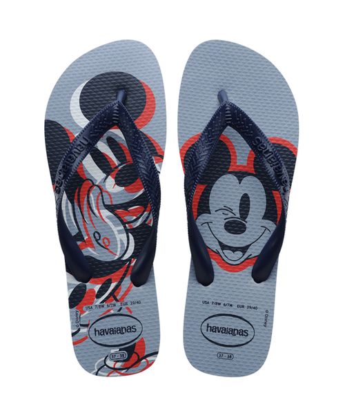 Chinelo Havaianas Kids Top Disney - Cinza