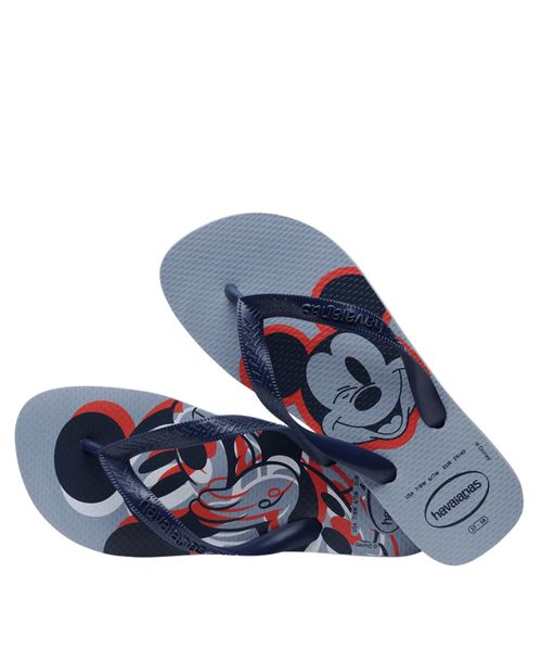 Chinelo Havaianas Kids Top Disney - Cinza