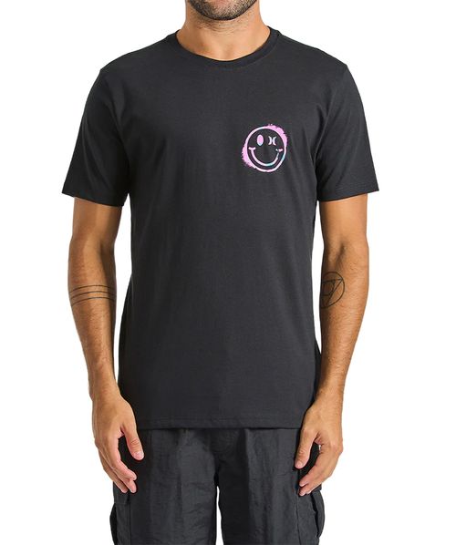Camiseta Hurley Dirty Smile Preto