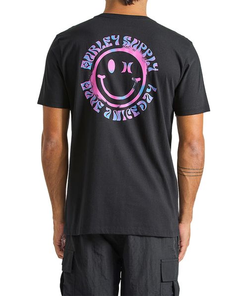 Camiseta Hurley Dirty Smile Preto