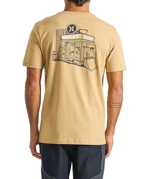 Camiseta Hurley Shop Bege