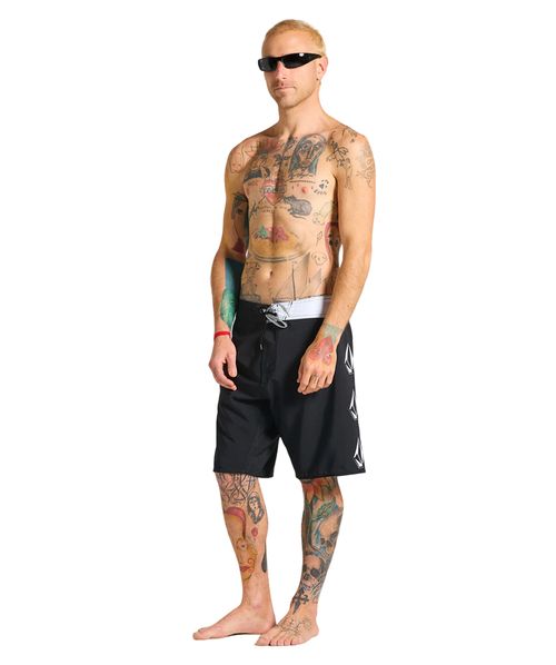 Boardshort Volcom Iconic Stone Preto