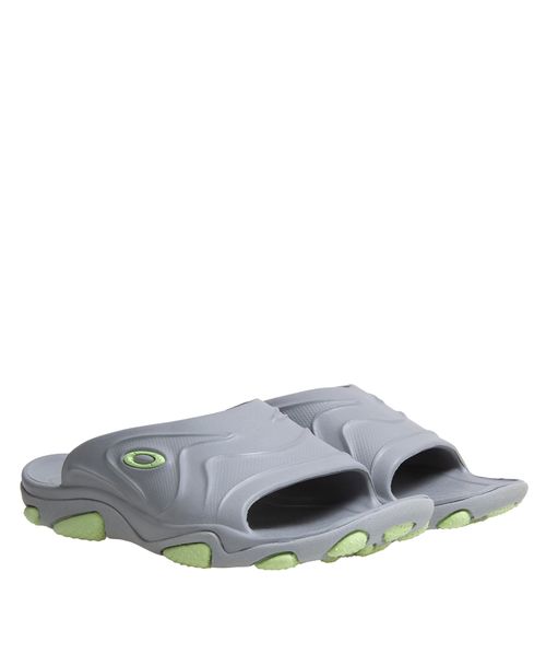 Chinelo Oakley Titan Slide Cinza Claro
