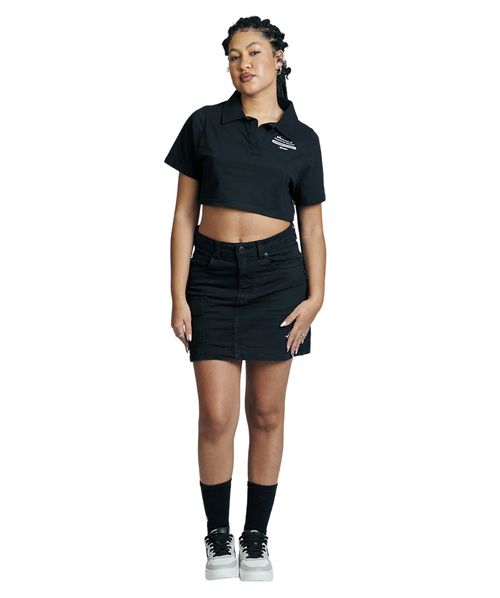 Cropped Polo Approve Estate Italiana Preto