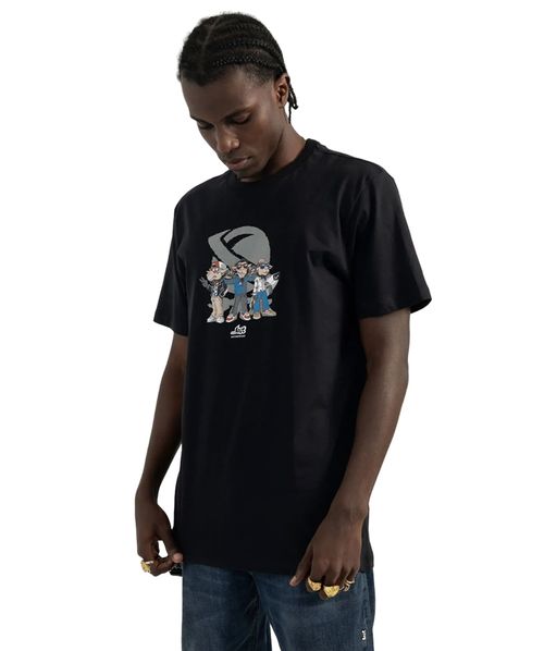 Camiseta Lost Crew Preto