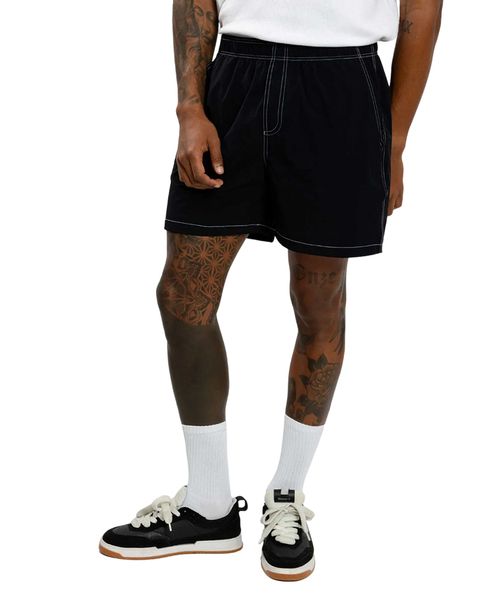 Pool Shorts Baw R Contraste Preto