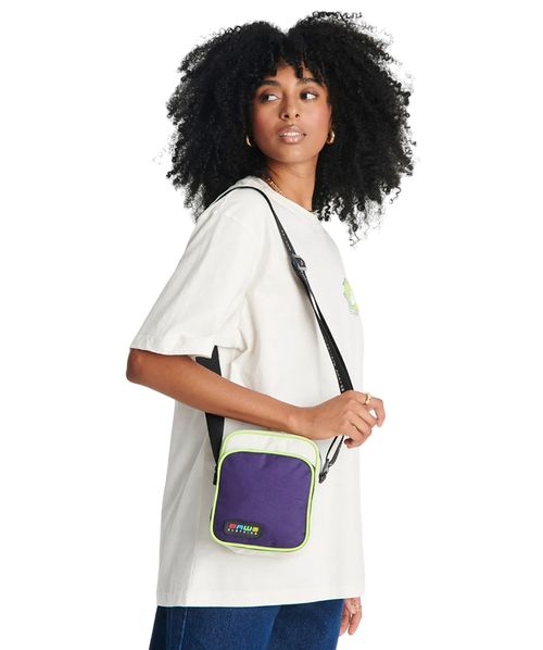 Shoulder Bag Baw Primary Tech Off White Roxo