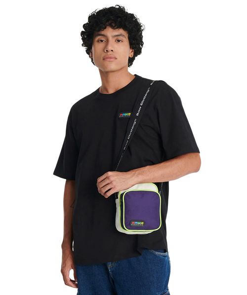 Shoulder Bag Baw Primary Tech Off White Roxo