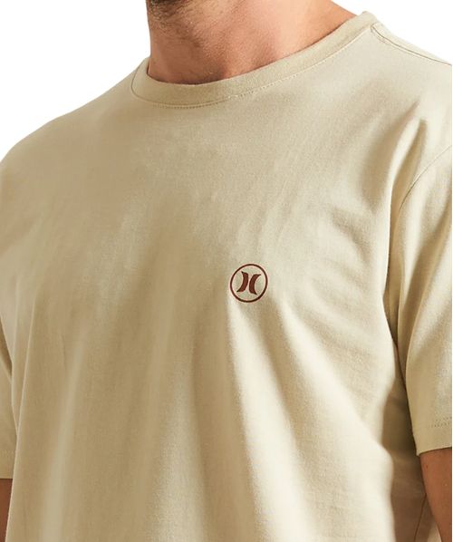 Camiseta Hurley Mini Circle Icon Areia