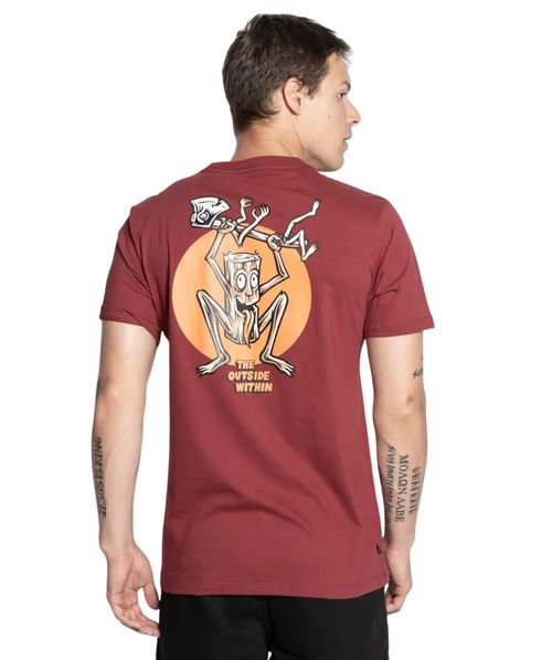 Camiseta Element The Chase Vinho