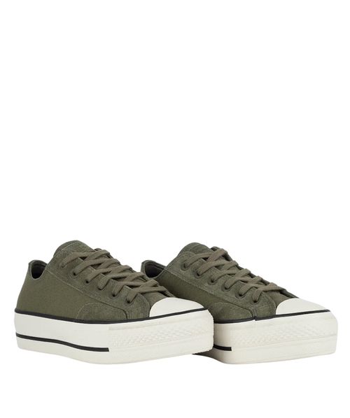 Tênis Converse Chuck Taylor All Star Lift Crafted Colors Verde Musgo