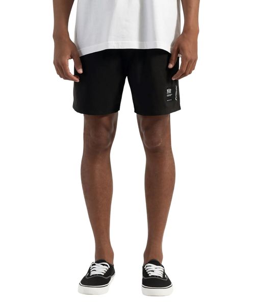 Shorts De Elástico Lost Basic Preto