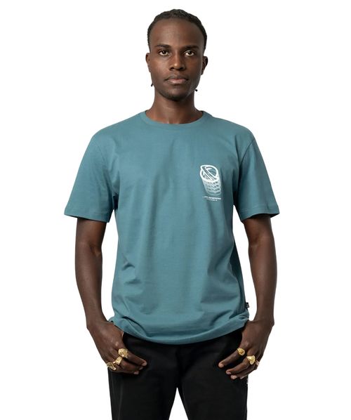 Camiseta Lost Saturn UV Azul Hossegor